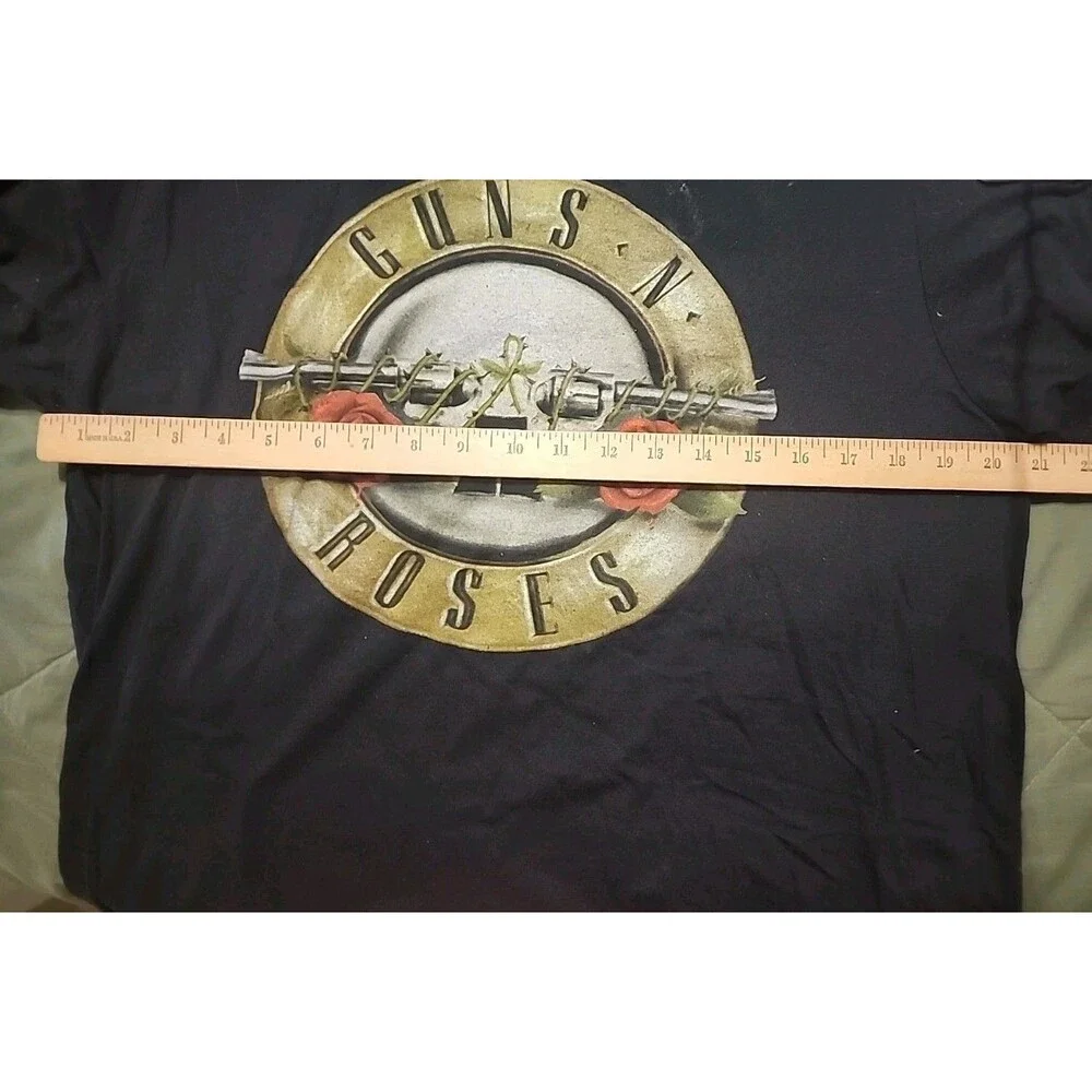 Guns N’ Roses 2021 Tour T-Shirt Men’s L Black Short Sleeve Rock Band Tee - Picture 3 of 5